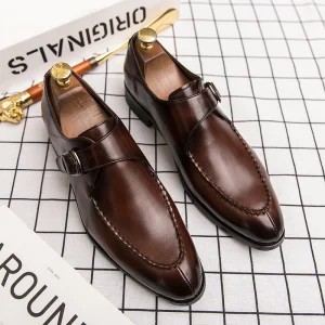 Office Warm Men Casual Shoes Loafers Sneakers Slip-on Business Formal Leather Men’s Dress Shoes