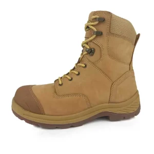 Oliver Side Zipper Steel Toe Cow Leather Industrial Safety Shoe Men’s EH Construction Protective Security Work Shoe Boot