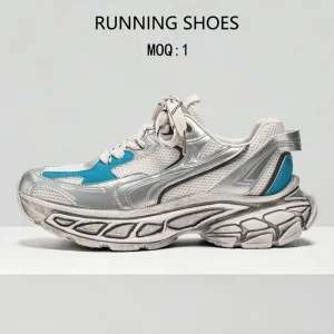 Original Luxury Breathable Walking Mesh Rubber Sole Thick Sole Men’s Heightening Running Shoes Casual Sports Shoes
