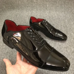 Oxford Style Men’s Formal Business Shoes Pointed Toe Slip On Genuine Leather Fashion Trend Office Career