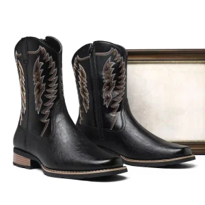 Plus Size 48 Casual Men’s Lace Up Winter Autumn Genuine Leather Boots