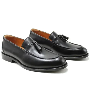 Plus Size Tassel Loafers Genuine Leather Wedding Shoes Casual Business Slip-On Men’s Formal Shoes