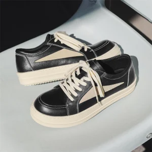 Popular Design Anti slip Lace up Rubber Wear resistant Breathable Lightweight Flat Shoes Versatile Men’s Walking Sports Shoes