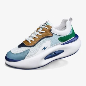 Popular New Style Outdoor Sneakers Footwear Men and Women Breathable Casual Shoes Sport Men’s PU Mesh Lace-Up Spring Winter