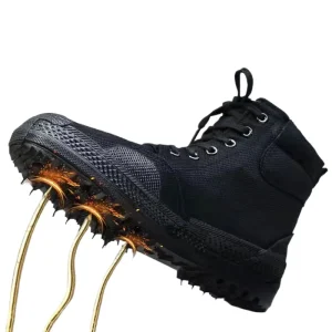 Puncture-resistant Liberation Work Shoes Construction Site Safety Shoes Non-slip Wear-resistant Rubber Shoes Men’s Single