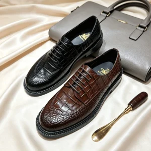 Ready to Ship Thick Sole Genuine Leather Men’s Suits Shoes Formal Shoes Men Business Shoes