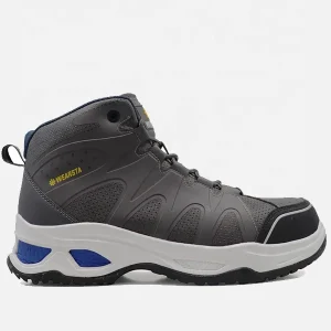 Safety Boot Men’s Lightweight Safety Shoes Steel Toe Breathable Mesh Upper Anti-Slip Waterproof Work Shoes
