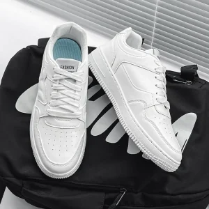 School Walking Chunky Design Casual Lace-up Sneakers With Low Top Design Men’s Skateboarding Walking Style Shoes