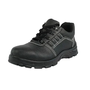 Security Work Engineer Low-cut High Quality Leather Steel Toe Strong Men’s Safety Shoes for Work Land