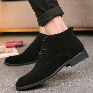 Sh11878a Men’s Leather Dress Shoes High Cut Formal Dress Shoes