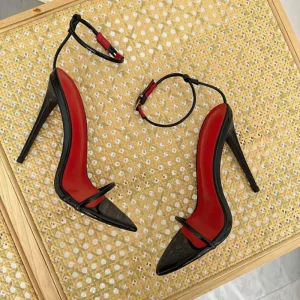 Simple Sandals Ultra fine High Heel Fashion Large Size Men’s and Women’s Back String Shoes
