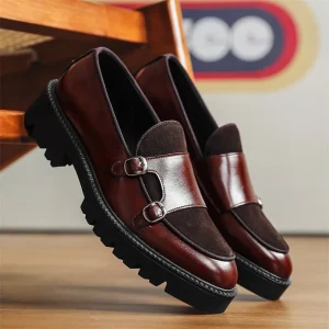 Slip-on Mens Loafers Business Office Leather Shoes Comfortable Anti-Slip Wedding Leather Dress Men Shoe Men’s Formal Shoes
