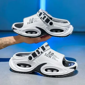 Soft Men’s Casual Summer EVA Buckle Strap Sandals Thick-Soled Comfortable Anti-Slippery Outdoor Driving Dual-Purpose