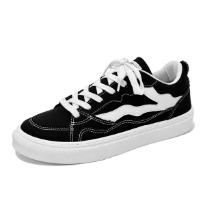 Spring Men’s Fashionable Canvas Shoes Solid Color Cotton Breathable PVC Midsole Soft Sole Height-increasing Shoes