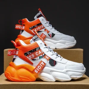 Spring Summer Men’s Shoes Basketball Running and Sports Shoes for Middle School Students Youth Casual High top Sneakers