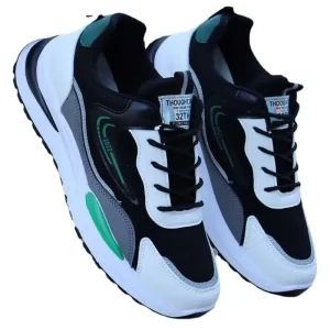Spring Versatile Fashion Men’s Running Shoes with Breathable Fabric Surface Men’s Sports Shoes