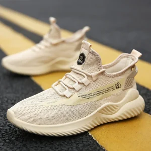 Spring and Autumn New Fashion Sneakers Men’s Casual Running Sport Shoes Mesh Upper Breathable Casual Sneakers