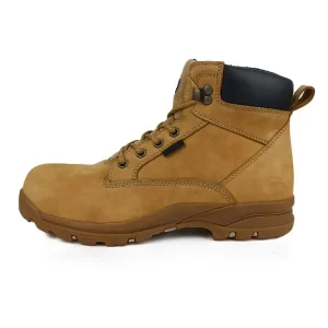 Steel Toe Cow Leather Industrial Safety Shoe Men’s EH Construction Protective Security Work Shoe Boot