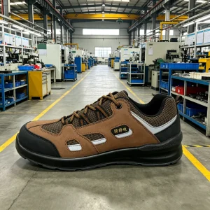Steel Toe Men’s Foot Wear Safety Shoes Customizable Anti Slip Work Shoes for Industrial Use