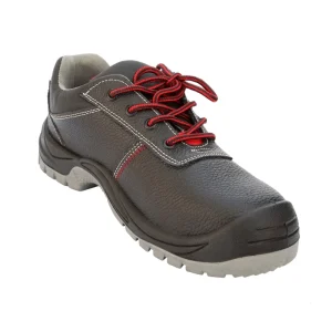 Steel Toe Safety Shoes for Men’s Black Anti Slip Electrical Hazard Lightweight Work Boots for Construction Industry