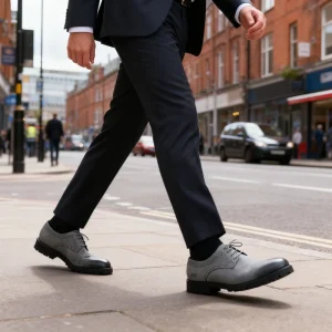 Stylish Men’s Dress Shoes Brown Formal and Working Slip-On Lightweight Closure Type