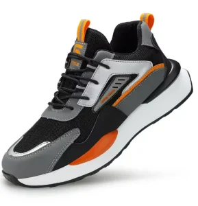 Stylish and Lightweight Men’s Steel-toe Safety Shoes
