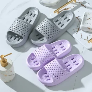 Summer Anti Slip Indoor Bath Waterproof Eva Shower Home Bedroom Hotel Women’s Men’s Open Toe Sandals for Autumn