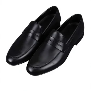 Summer Casual Men’s Business Loafers with Microfiber Upper PVC Outsole Leather Patchwork Breathable Wear Resistant Slip On Shoes