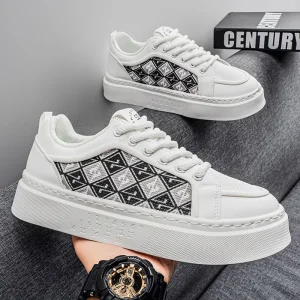 Summer Light Luxury Men’s New Printed Breathable Soft Sole Lightweight Sports Casual Shoes