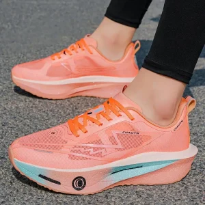 Summer Red Rabbit 9pro Shock Absorption Racing Zhijing 3 Carbon Board Lightweight Unisex Mesh Surface Running Shoes Model 2277