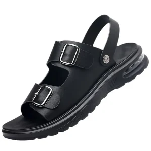 Summer Sandals Open Toe Slippers with Soft Bottom for Beach Driving Breathable Fashionable Shoes