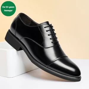 TPY0 Derby Shoe Hombre Boy Shoe Men Leather Shoe Mens Formal Dress Shoe Men’s Casual Shoe Flat School Shoe Men Business Shoe