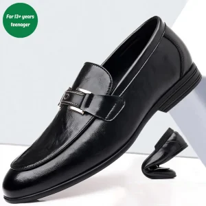 TPY0 Stylish Men’s Leather Formal Wedding Shoe Italian Boat Design