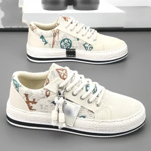 TY New Men’s Canvas Shoes Comfortable and Breathable