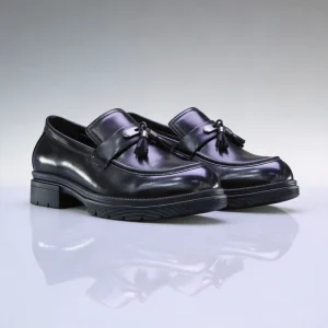 Tassel Loafers Men’s Thick soled Lightweight Camouflage British Casual Shoes Business Dress Slip on All Seasons Foreign