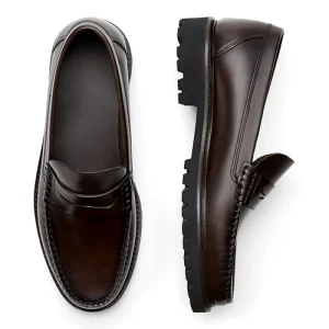 Top Grade Cow Leather Men’s Loafers High Quality Handmade Wear Resistant Genuine Leather Casual Shoes