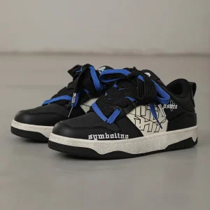 Trendy Design Custom Brand Casual Lace-up Rubber Sneakers With Low Top Design Men’s Skateboarding Shoes