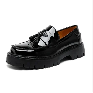 UP-2316J Classic Slip on Thick Sole Business Formal Dress Shoes Men’s Party Wear Groom Dress Matching Shoes