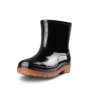 Unisex Non slip Waterproof Garden Shoes Men’s Rain Shoes Outdoor Work Rain Boot Short Rubber Rain Boots Men Garden Fishing