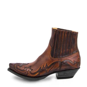 Unisex PU Leather Height Increasing Ankle Boots Resistant Dress Shoes