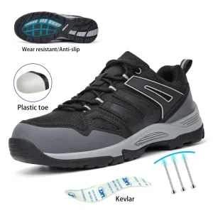 Unisex Sports Style Breathable Safety Shoes Anti-slip Anti-Impact Protective Industrial Work Shoes Insulation 6KV
