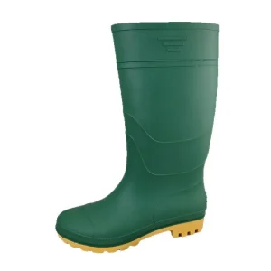 Unisex Waterproof PVC Work Boots Anti-Slip Wear Resistance for Summer or Winter Men’s Fishing Shoes with Steel Toe