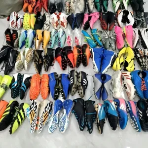 Used Men’s Sports Shoes Second Hand Branded Sneakers China Football Shoes Winter Leather Soccer Boots
