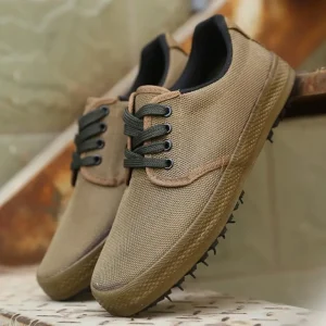 Vogue Designer Chunky Canvas Sneakers for Men’s Casual Sports High-Quality Height-Increasing Wear-Resisting Shoes