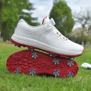 Waterproof Golf Sneakers Men Professional Golf Shoes Large Size with Rubber Outsole 40 47
