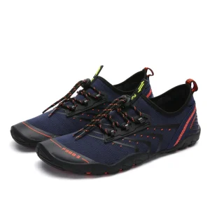 Waterproof Men’s Aqua Shoes Summer Beach Sports Shoes Rubber Mesh Material Anti Slip Outdoor