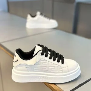 Winter Men’s Breathable White Sneakers All-Season Thick-Soled Casual Board Shoes for Students