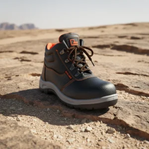 Worksite ready Scratch Prevention PU Leather Footwear Harsh Condition Anti puncture PVC Labor Boots Safety Shoes